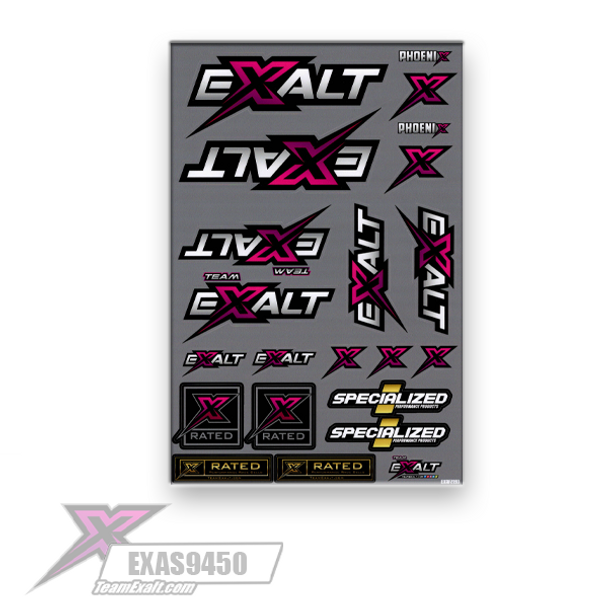 Team Exalt Sticker Sheet (EXAS9450)