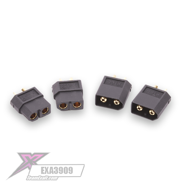 HP XT60 Connector 2 Pair Black (EXA3909)