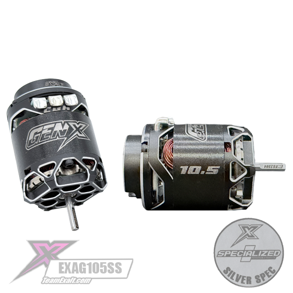 Gen-X 10.5T Silver Spec Brushless Motor (EXAG105SS)