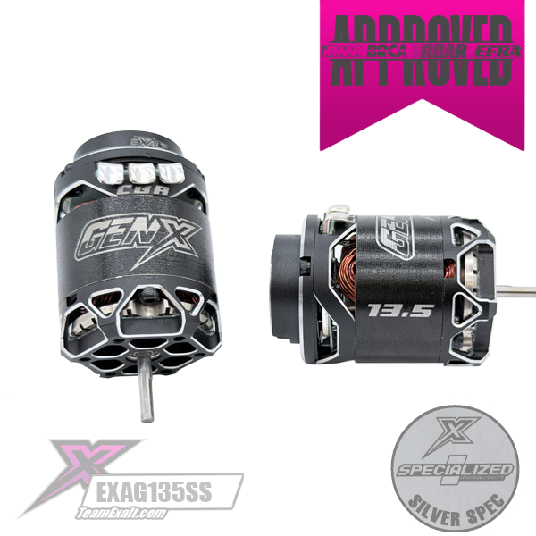 Gen-X 13.5T Silver Spec Brushless Motor (EXAG135SS)