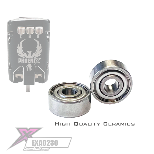 Hybrid-XSN Ceramic Motor Bearings 1/8 x 3/8 x 5/32 (2)