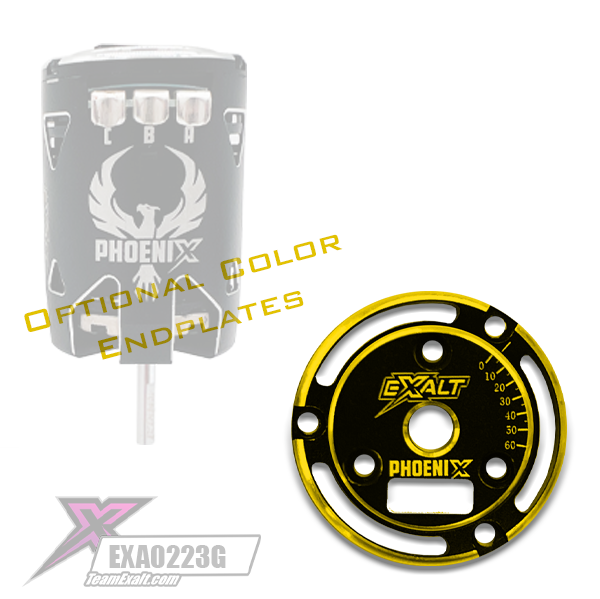 Phoenix Endplate w/ (Gold) Chamfered Edges (EXA0233G)