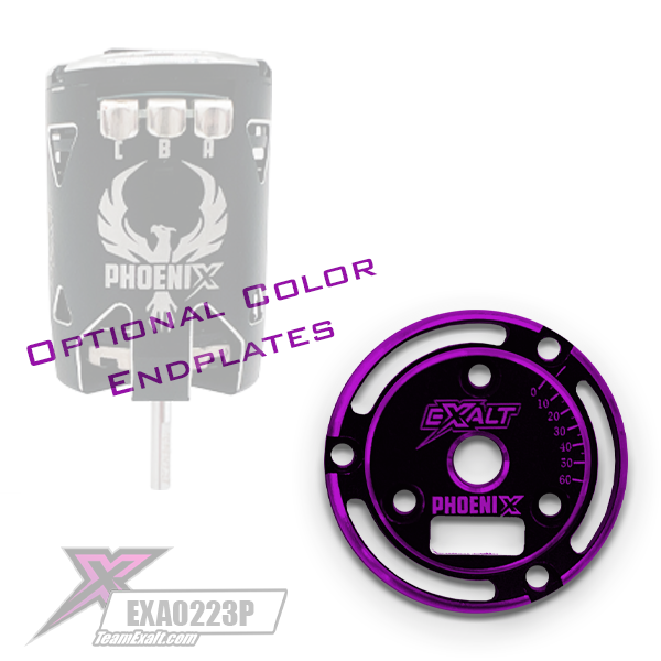 Phoenix Endplate w/ (Purple) Chamfered Edges (EXA0233P)