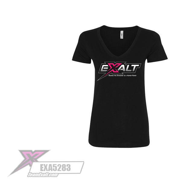 Exalt Ladies "V-Neck" Graffix T-Shirt (X-LARGE) (EXA5283)