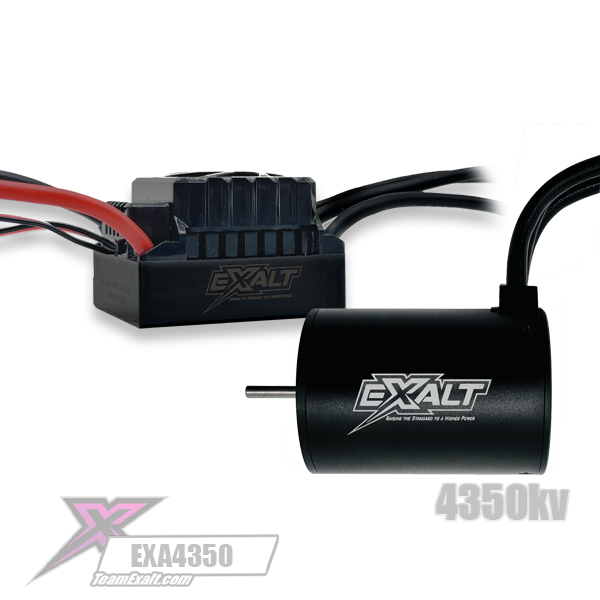 Exalt 1/10th Sensorless Brushless ESC/Motor Combo (4350kV) (EXA4350)