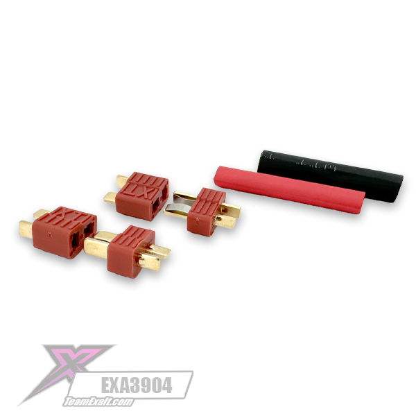 Hi Temp Resistant Deans M/F Connectors Set(2pair) (EXA3904)
