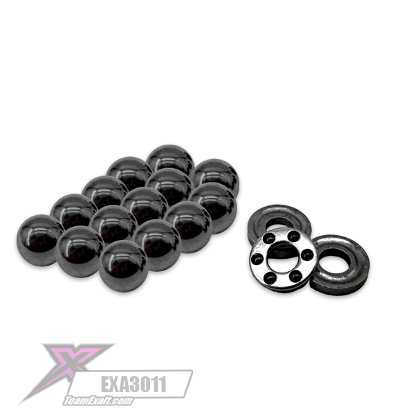 Hybrid-XSN Tungsten Carbide 3/32 Diff balls/ Ceramic Caged Thrust Kit  (EXA3011)