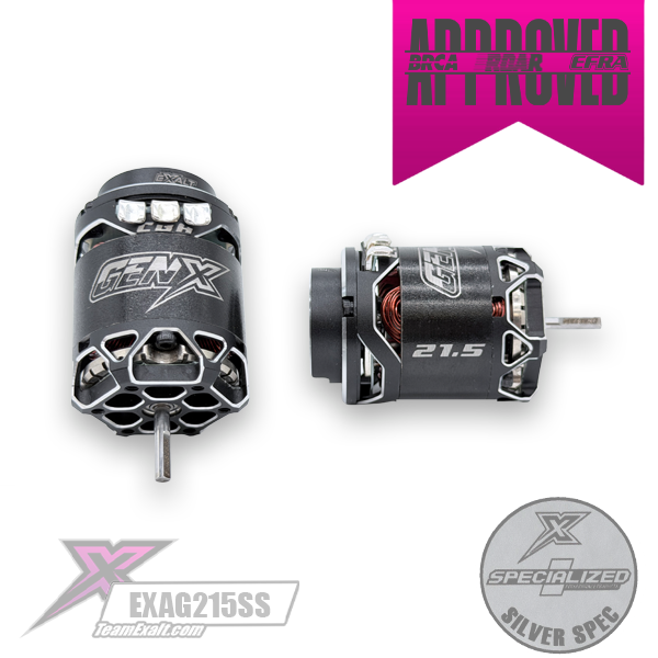 Gen-X 21.5T Silver Spec Brushless Motor (EXAG215SS)