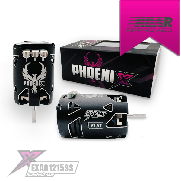 Exalt "Phoenix" Silver Spec Class Brushless Motor (21.5T)