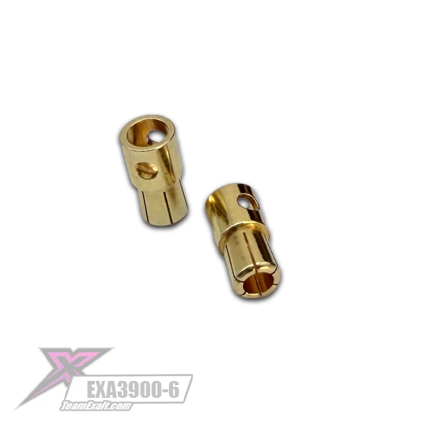 6mm Exalt Male "Low IR" Bullet Plugs (Pair) (EXA3900-6)
