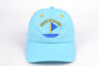 Front of Achiever Dad hat. Features Daily Roller Sailboat brand mark