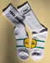 Classic Free Cannabis socks by Daily Roller.