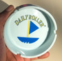 Enhance your smoking ritual with this functional trademark sailboat ceramic ashtray by Daily Roller. Its well-designed features, including grooves and rests for cigarettes or joints, provide a convenient and mess-free smoking experience.