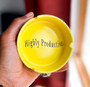 Highly Productive vibrant yellow ceramic ashtray by Daily Roller Ceramics