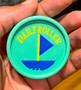 Uplift your smoking ritual with this functional trademark sailboat cool green Plant Mttr biodegradable herb grinder from Daily Roller. I