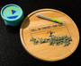 Travel friendly bamboo rolling tray and  eco-conscious Plant Mttr herb grinder from Daily Roller