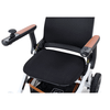 Ally Power Wheelchair, seat cushion and armrests close-up