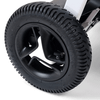 Ally Power Wheelchair, rear drive wheel close-up