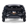 Ally Sport Power Wheelchair in Carbon Fiber, folded, front view