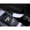 Ally Sport Power Wheelchair, seat release latch close-up