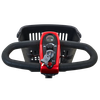LiteRider 3-Wheel Scooter, tiller control console and handlebar close-up