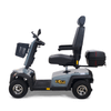 Eagle All-Terrain 4-Wheel Scooter in Grey, side profile facing left