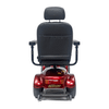 Golden Avenger 4-Wheel Scooter in Red, rear view