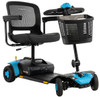Go Go Elite Traveller 3 4-Wheel Scooter, Robin's Egg, front