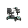 Baja Bandit Scooter in Sage, front three-quarter view facing right