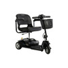 Go Go Ultra X 3-Wheel Scooter, front three-quarter view, small shot with basket