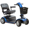 Victory 10 4-Wheel Scooter, Viper Blue, angled front view