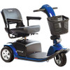 Victory 10 3-Wheel Scooter, Viper Blue, angled front view