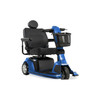 Maxima 3-Wheel Scooter in Ocean Blue (Matte), front three-quarter view facing right