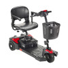 Drive Medical Scout 3-Wheel Scooter, studio hero view with basket