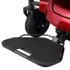 Merits Health Atlantis Power Wheelchair, red, close-up of footplate
