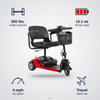 Mega Motion Rascal Venture 3-Wheel Scooter specifications: capacity, speed, range, use