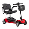 Mega Motion Rascal Venture 4-Wheel Scooter, red, front 3/4