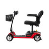 Mega Motion Rascal Venture 4-Wheel Scooter, red, side