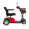 Mega Motion Rascal Conquest 3-Wheel Scooter, red, side, left