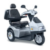 Afikim Afiscooter S3 3-Wheel Scooter, silver, front 3/4