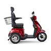 Bespoke Mobility Legacy 3-Wheel Scooter, red, side