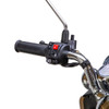 Bespoke Mobility Supreme 3-Wheel Scooter, black, close-up of handlebar controls