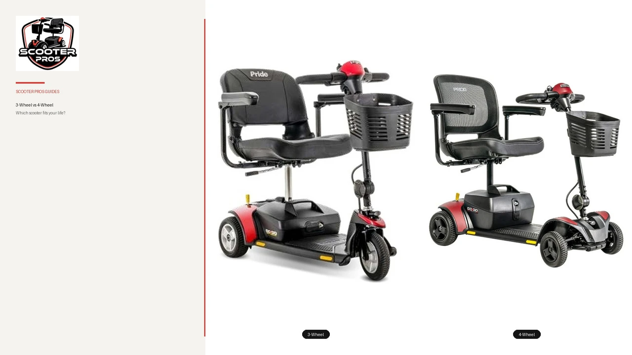 3-Wheel vs 4-Wheel Mobility Scooter Guide