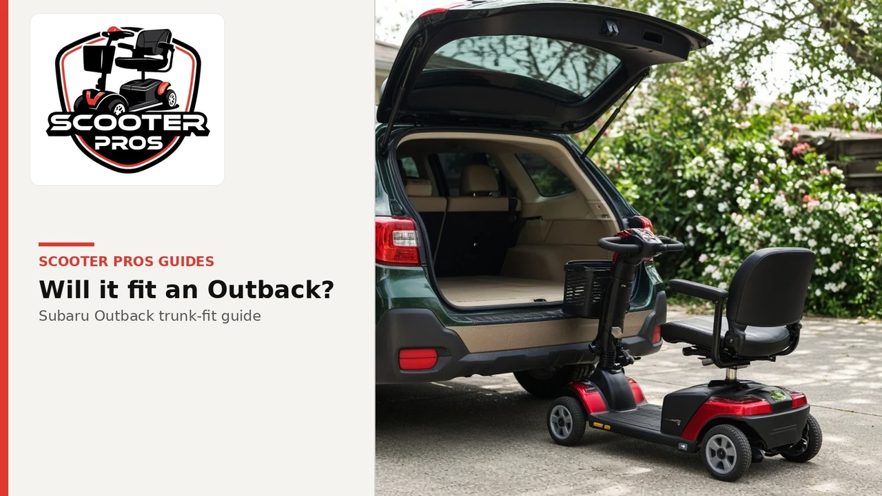 Will a Mobility Scooter Fit in a Subaru Outback?