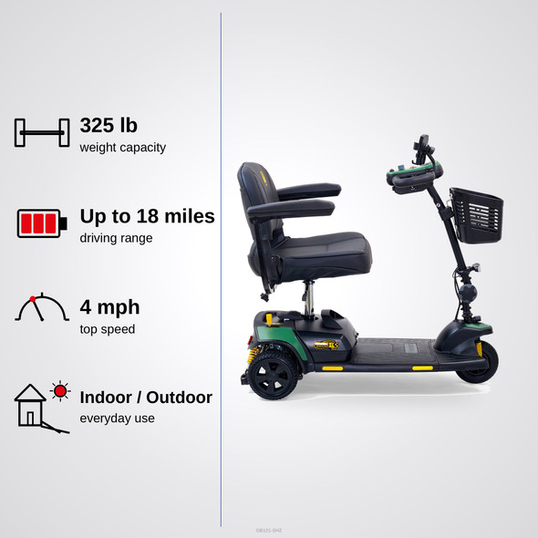 Buzzaround XLSHD 3-Wheel Scooter