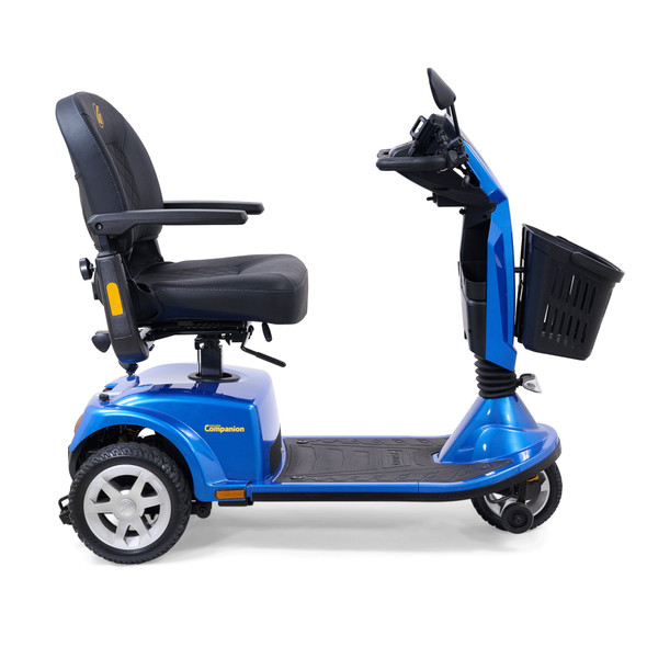 Golden Companion Full-Size 3-Wheel Scooter, Azure Blue, side view