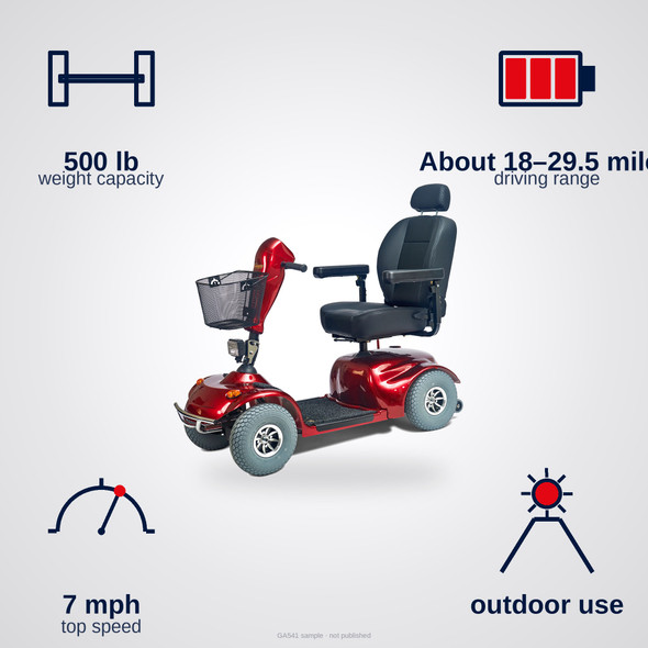 Golden Avenger 4-Wheel Scooter