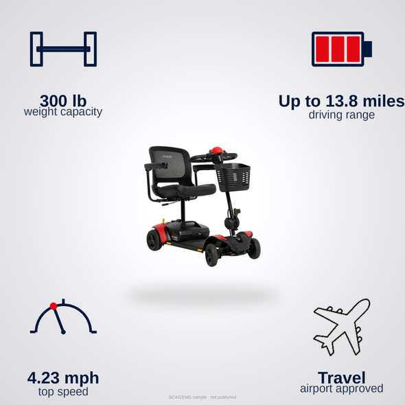 Go Go Elite Traveller 2 Platinum 4-Wheel Scooter