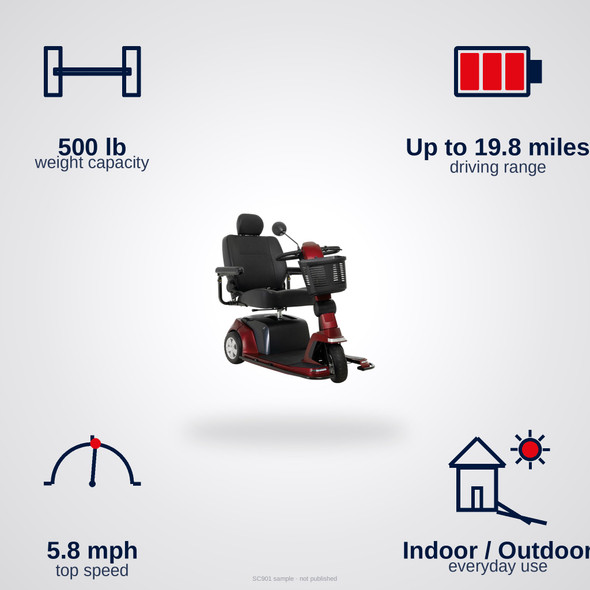 Maxima 3-Wheel Scooter