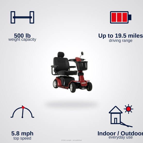 Maxima 4-Wheel Scooter